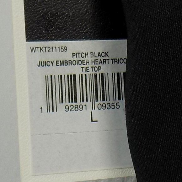Juicy Couture Black Label Embroidered Heart Sleeveless Vest Top NWT Multiple Sz - Picture 4 of 10